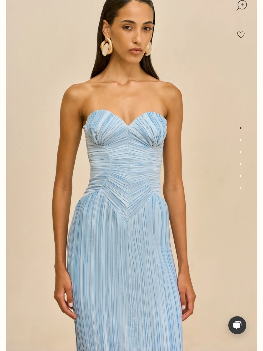 Cult Gaia Ashika Gown Coastal 2 - Picture 2 of 2